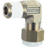 TRUSCO クイックシール継手 エルボ φ4X2.5 呼ビR1/8 TS4X2501L トラスコ