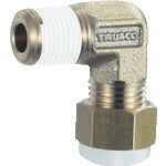 TRUSCO クイックシール継手 エルボ φ4X3 呼ビR1/8 TS4X301L トラスコ