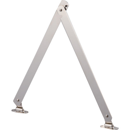 TRUSCO スチール製止付キ平棒ステー 全長450mm 左用 TS51L トラスコ