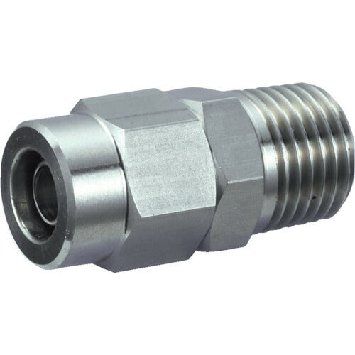 TRUSCO SUSメイルコネクタ 適用チューブ径6X4 ネジR3/8 TS603M トラスコ