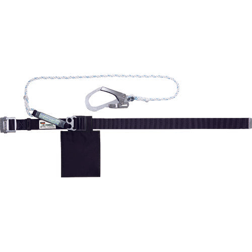 TRUSCO ロープ式 胴ベルト型墜落制止用器具 幅50mmX長サ1150mm ブラック TSB99ABK トラスコ
