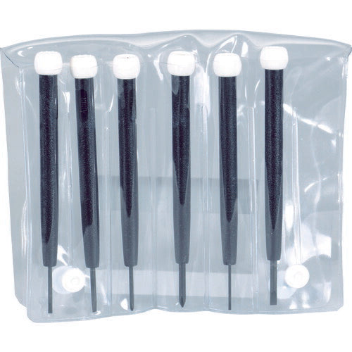 TRUSCO プラスチック柄精密ドライバーセット 6本組 TSD6SET トラスコ