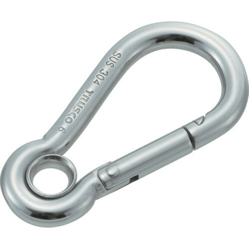 TRUSCO ステンレススナップフック A型 線径Φ3×開口6mm(1個入) TSF3A トラスコ