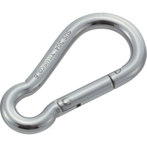 TRUSCO ステンレススナップフック B型 線径Φ4×開口7mm (2個入) TSF4B トラスコ