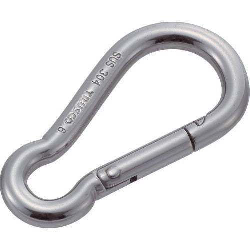 TRUSCO ステンレススナップフック B型 線径Φ4×開口6mm TSF4SB トラスコ
