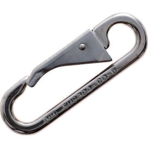 TRUSCO スナップフック ステンレス製 CO型 線径Φ6×開口10mm TSF5CO トラスコ