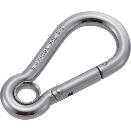 TRUSCO ステンレススナップフック A型 線径Φ6×開口8mm (2個入) TSF6A トラスコ