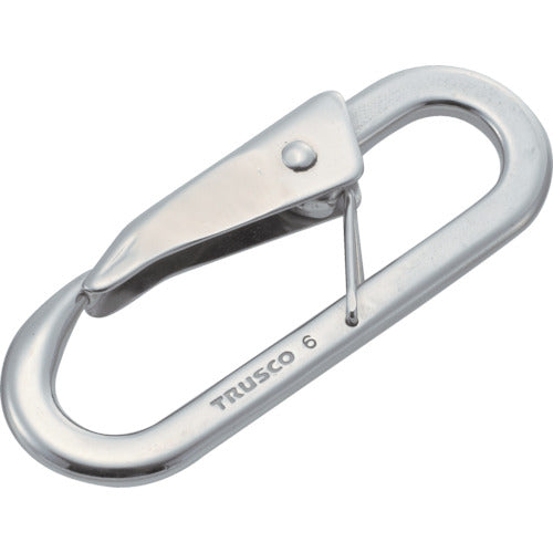 TRUSCO スナップフック ステンレス製 C型 線径Φ7×開口11mm 2個入 TSF6C トラスコ