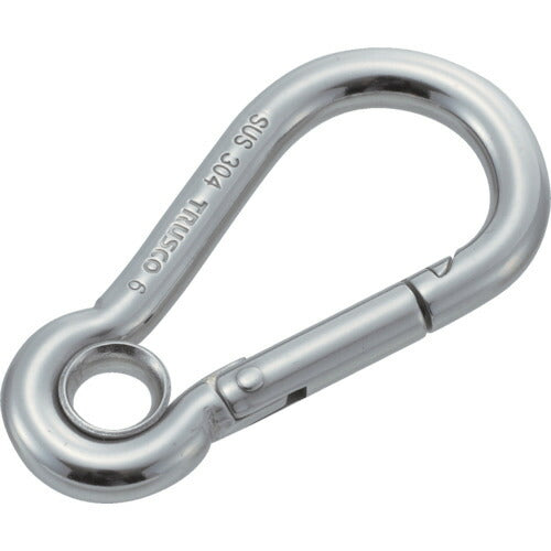 TRUSCO ステンレススナップフック A型 線径Φ7×開口10mm (1個入) TSF7A トラスコ