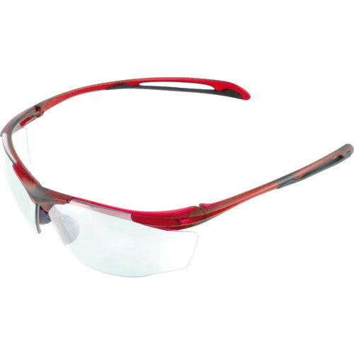 TRUSCO 二眼型セーフティグラス (フィットタイプ) レッド TSG8212R トラスコ