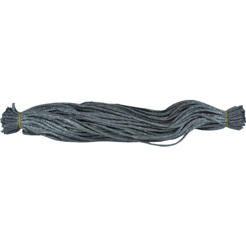 TRUSCO シート紐 灰 直径4mm×600mm 100本入リ TSH460GY トラスコ