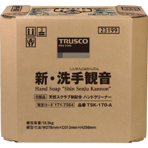 TRUSCO ハンドソープ 新・洗手観音 17.0kg バックインボックス TSK170A トラスコ