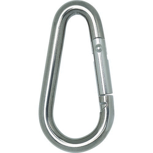 TRUSCO 国産ステンレスカラビナハーケン NS型 8X80mm TSKH8NS トラスコ