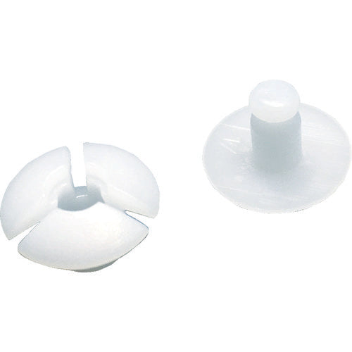 TRUSCO プラスチック留メ具 フランジ径10mm板厚1.8mm以下用20S入 TSL101.8 トラスコ