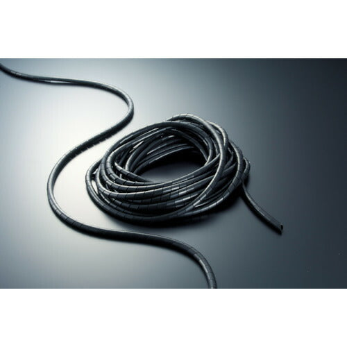 TRUSCO スパイラルチューブ 10m 結束径Φ7.5~30.0 黒 TSP10BK トラスコ