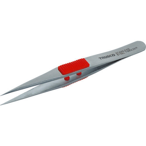 TRUSCO ラバーグリップ付ステンレスピンセット 120mm 強力型 TSP210 トラスコ