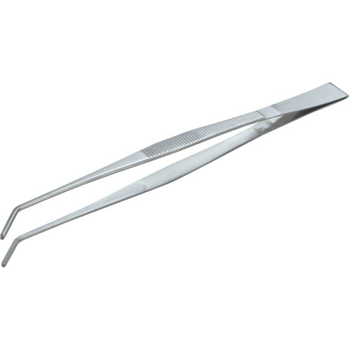 TRUSCO ステンレス製ピンセット 300mm 曲ギザ付 TSP40 トラスコ