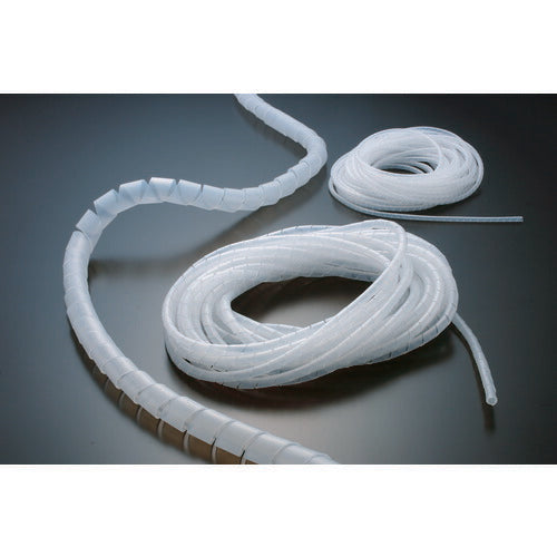 TRUSCO スパイラルチューブ 10m 結束径Φ3.2~25.0 白 TSP4W トラスコ