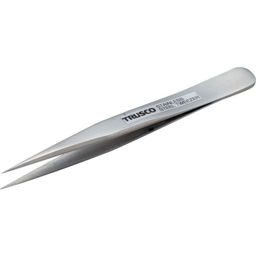 TRUSCO 高精度ステンレス製ピンセット 110mm 先細小型 TSP73 トラスコ