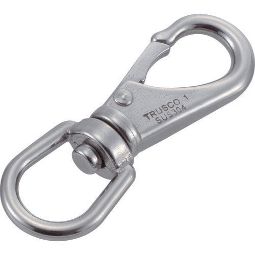 TRUSCO スイベルスナップ ステンレス製 線径Φ5X開口9mm 2個入 TSS1 トラスコ