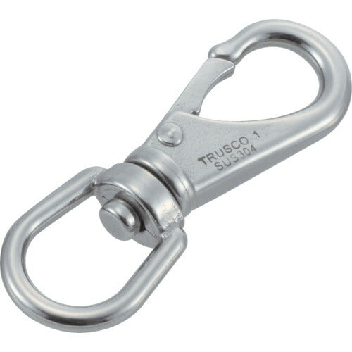 TRUSCO スイベルスナップ ステンレス製 線径Φ5X開口12mm 1個入 TSS2 トラスコ