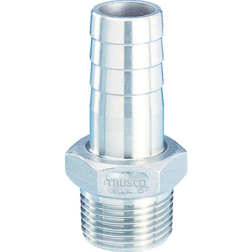 TRUSCO ネジ込ミ管継手 SUS 六角ホースニップル 20A TSTHN20A トラスコ