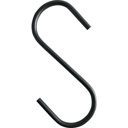TRUSCO Sフック スチール製 150mm 黒 TSTS5150BK トラスコ