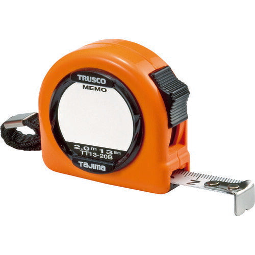 TRUSCO メモプレート付コンベックス ロックタイプ 13mm幅 2.0m TT1320B トラスコ