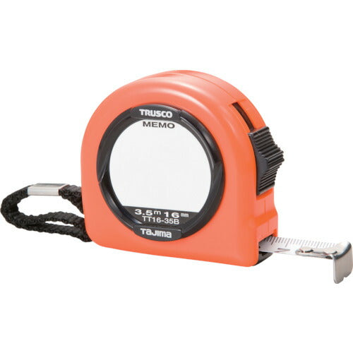 TRUSCO メモプレート付コンベックス ロックタイプ 16mm幅 3.5m TT1635B トラスコ