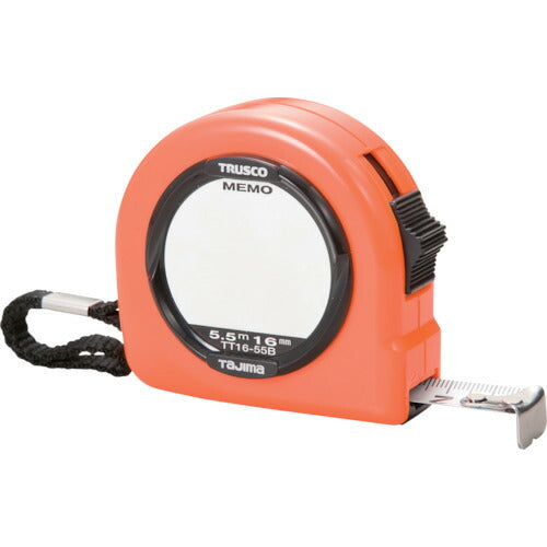TRUSCO メモプレート付コンベックス ロックタイプ 16mm幅 5.5m TT1655B トラスコ