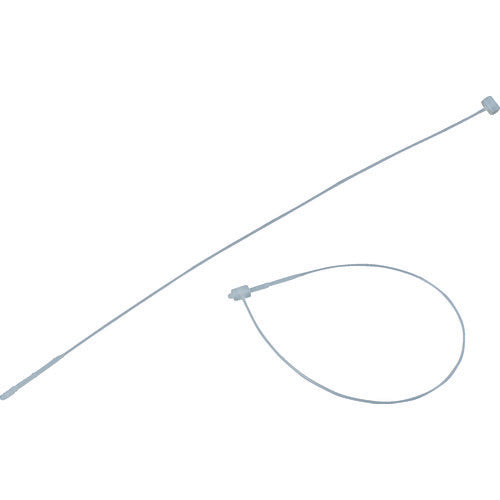 TRUSCO タグ付ケ用ループ180mm ナチュラル 100本入 TTF180NR トラスコ