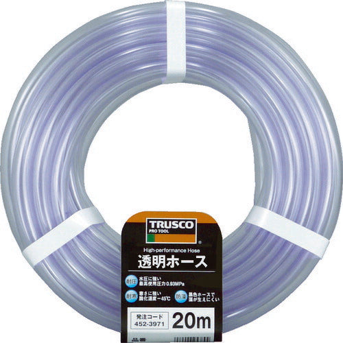 TRUSCO 透明ホース6×8 20mカット TTM68C20 トラスコ