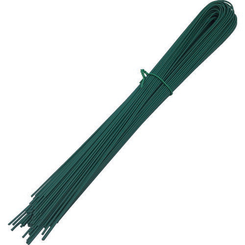 TRUSCO 錆ビニ強イU字被覆結束線 緑色 350mm 約150g TUAW350GN トラスコ