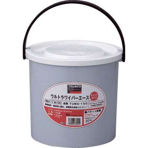 TRUSCO ウルトラワイパーエース ウエットタイプ 150枚入 TUWA150 トラスコ
