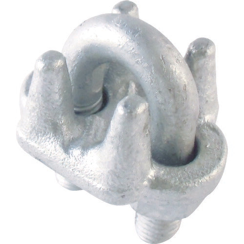 TRUSCO 鍛造ワイヤクリップ 6mm メッキ TWCF06 トラスコ