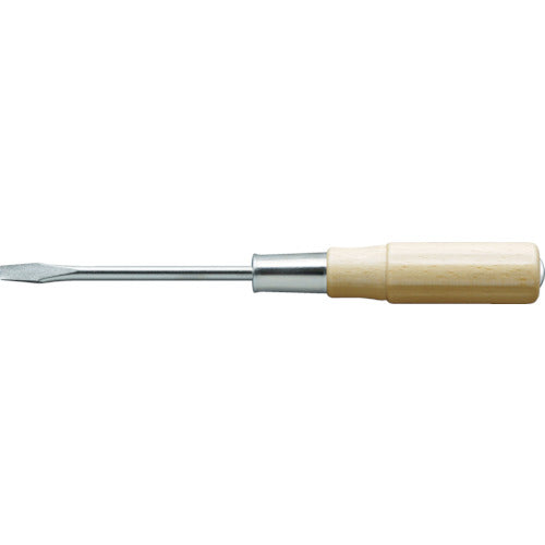TRUSCO 木柄貫通ドライバー 刃先-5.5 75mm TWKD5.575 トラスコ