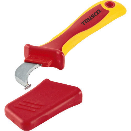 TRUSCO 絶縁電工ナイフ(鎌形刃タイプ) 180mm TZEN200E トラスコ