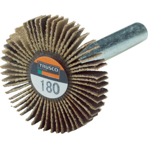 TRUSCO 薄型フラップホイール 30X5X6 #180 5個入 UF3005180 トラスコ