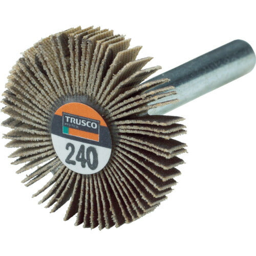TRUSCO 薄型フラップホイール 30X5X6 #240 5個入 UF3005240 トラスコ