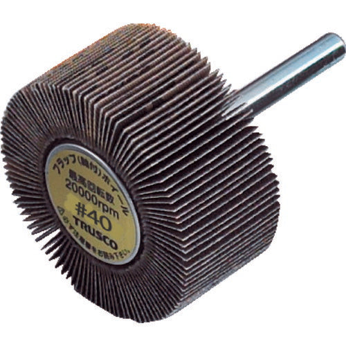 TRUSCO フラップホイール 外径30X幅10X軸径6 (5個入) #40 40# UF3010 40 トラスコ