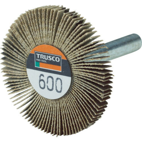 TRUSCO 薄型フラップホイール 40X5X6 #600 5個入 UF4005600 トラスコ