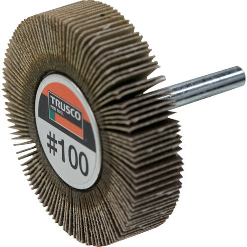 TRUSCO フラップホイール 外径60X幅15X軸径6 (5個入) #400 400# UF6015 400 トラスコ