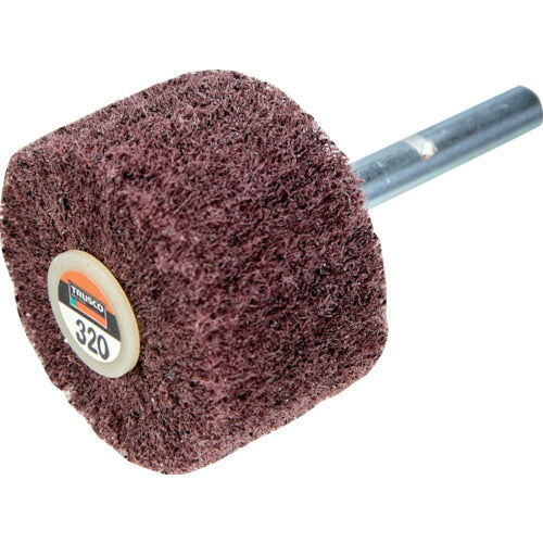 TRUSCO ナイロン軸付ホイール 外径40X厚25X軸6 320♯ (5個入) UFN425320 トラスコ