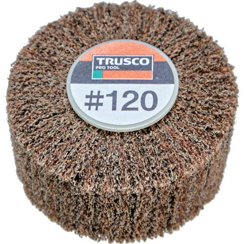 TRUSCO スピンネジ式ナイロンホイール外径50×厚25 120# (5個入) UFNS525120 トラスコ