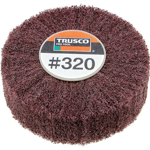 TRUSCO スピンネジ式ナイロンホイール外径60×厚25 320# (5個入) UFNS625320 トラスコ