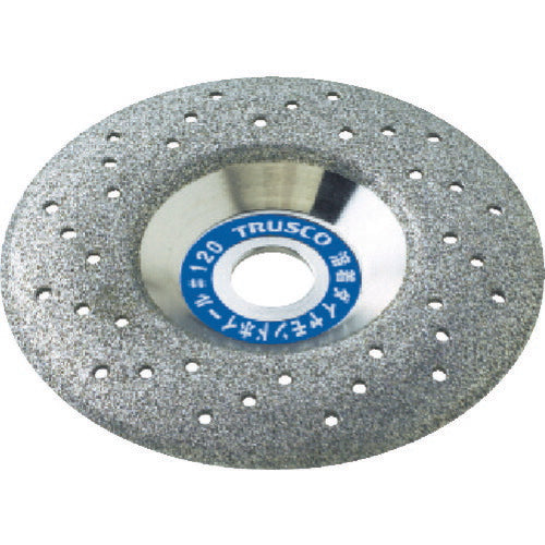 TRUSCO 溶着ダイヤモンドホイール 102X10X15 仕上ゲ研磨用 UFO1A120 トラスコ