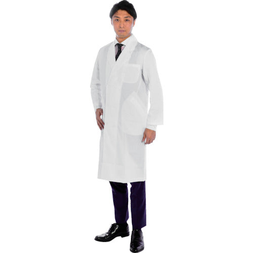 TRUSCO 研究用白衣 袖口ヒモ入 男子ダブル 3L WLCMD3L トラスコ