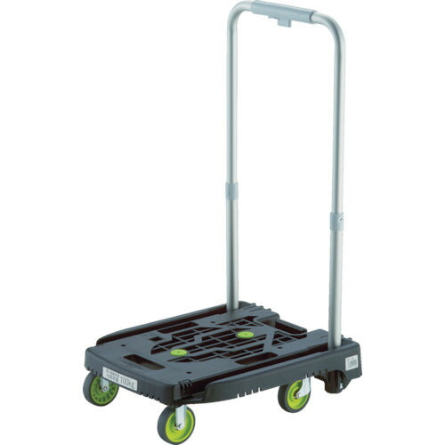 TRUSCO 樹脂台車 カルティオミニ weego 省音G車輪 ブラック ストッパー付 WP2GBKJS トラスコ