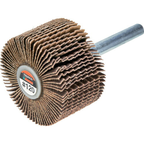 TRUSCO 軸付ソフトホイール 外径40X厚25X軸6 (5個入) 粒度#120 120# YS425 120 トラスコ