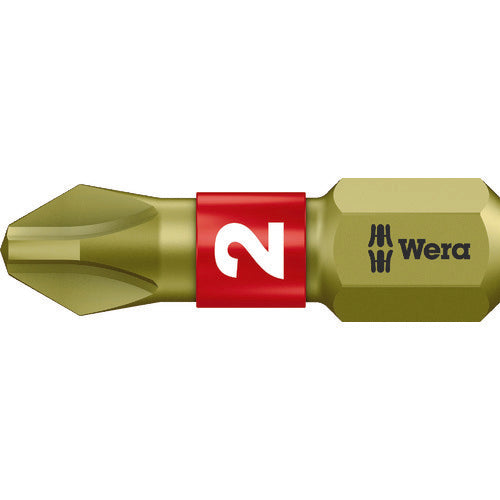 日本正規品 ヴェラ #2x25mm (プラス)ドライバービット(Bi-Torsion) (056412)(4013288034250) ベラ Wera